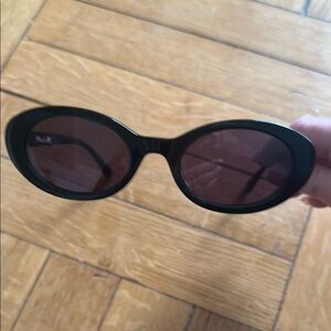 Madewell Black Oval Sunglasses